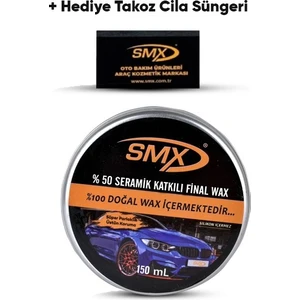 ARAÇ CERAMİC SERAMİK WAX 100GR  SERAMİK + CİLA SÜNGERİ