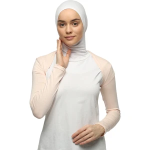 Uzun Kollu Tesettür Bolero - Bej