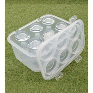 Su Bardağı Taşıma Kabı Kapaklı 6gözlü