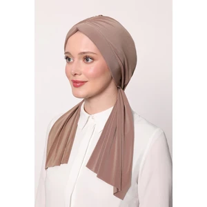 Karamel Kelebek Desen Hazır Şal