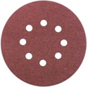 10 Adet 8 Delikli Cırt Zımpara Kağıdı El Zımparaları Seti 125 mm Avuç Içi Spiral Taşlama (180 Kum)