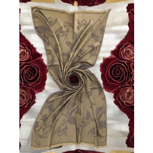 Gold Lalezar Desen Kadın Şal