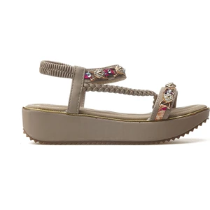 Kadın Taş Detaylı Günlük Sandalet Ayakkabı 25Y 25Y121-4 Z