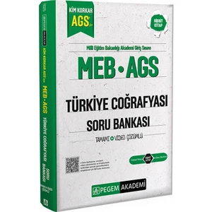 Meb Ags Kim Korkar Türkiye Coğrafyası Soru Bankası Tamamı Çözümlü