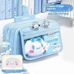 Büyük Kapasiteli Avize Köpeği Kalem Kutusu Yüksek Değerli Şeffaf Kalem Kutusu (Yurt Dışından)