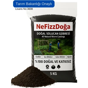 NeFizz Doğa %100 Doğal Solucan Gübresi - 5 kg (10 Lt)