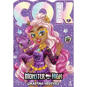Çok Boya Monster High Çıkartmalı Dev Boyama Kitabı