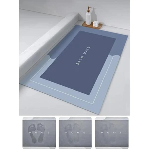 Sihirli Su Emici Banyo Paspası Kaymaz Tabanlı Abdest Paspası 48 X78 cm