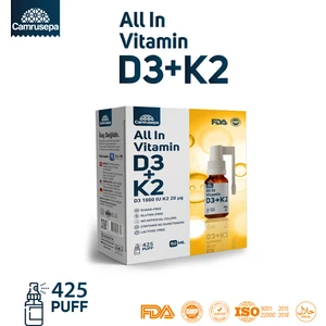 All In Vitamin D3+K2 50 ML