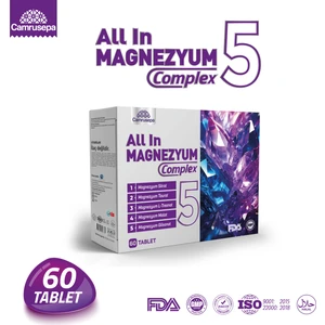 All In Magnezyum Complex 5 | 60 Tablet