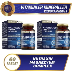 Magnesium Complex Vitamin B6 60 Tablet 2 Adet