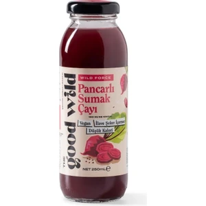 The Good Wild Pancarlı Sumak Çayı | Fermante Nohut Suyu | Limon Suyu | Soğuk Çay | 250 ml (9 Adet)