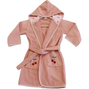 Ender Home Cherry Bebek & Çocuk Kapşonlu Bornoz – %100 Pamuk