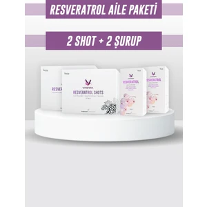 Resveratrol Aile Paketi (2 Shot + 2 Şurup)