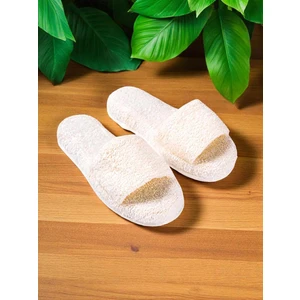 Ender Home CozySteps Banyo Ve Ev Terliği – %100 Pamuk Havlu Kaymaz Kalın Taban , Yüksek Su Emicilik