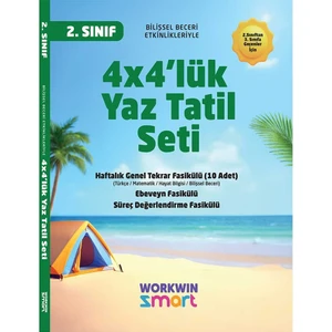 2. Sınıf 4x4'lük Tatil Tekrar Seti | 12 Fasikül+Bilişsel ETKINLIKLER-2025