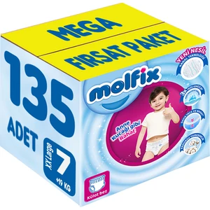 Külot Bebek Bezi Beden: 7 (19+Kg) Xx Large 135 Adet Mega Fırsat Pk