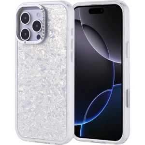 Apple iPhone 16 Pro Max Kılıf Taşlı Tasarımlı Zore Kapi Kapak + Temperli Cam Ekran Koruyucu