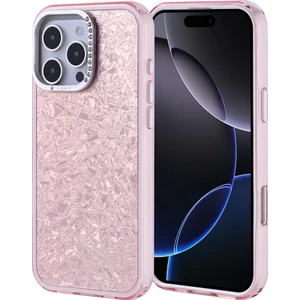 Apple iPhone 16 Pro Max Kılıf Taşlı Tasarımlı Zore Kapi Kapak + Temperli Cam Ekran Koruyucu
