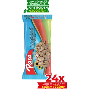 Paşa Kuruyemiş İşlenmiş İç Ay Çekirdeği 30 gr x 24 Adet (720 gr)