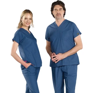 Çizgi Medikal Petrol Mavisi Dr Greys Scrubs (Terikoton/ince Kumaş) T100