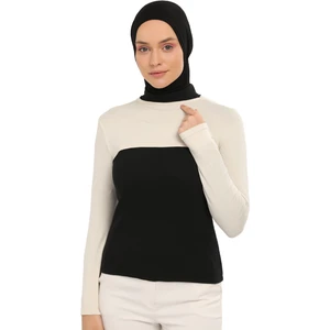 Sıfır Yakalı Boyunluklu Kolluk - Krem