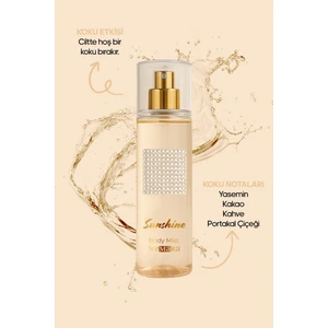 Sunshine Vücut Spreyi Gri Tas ile Portakal Çiçeği ve Yasemin Kokusu 150 ml