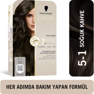 Creme Supreme Yoğun Bakım Full Kit 5-1 Soğuk Kahve Saç Boyası
