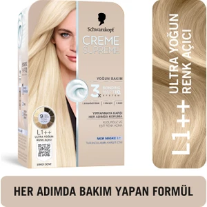 Creme Supreme Yoğun Bakım Full Kit L1++ Ultra Yoğun Renk Açıcı