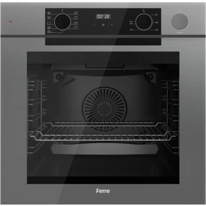 Artline Fryart & Steamart QEP64CPR Gri Cam Ankastre Fırın