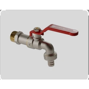 Kırmızı Demir Bahçe Musluğu