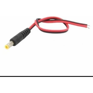 10 Adet 12V Dc Erkek Power Jack Bağlantı Kablosu | 25CM | Kamerası