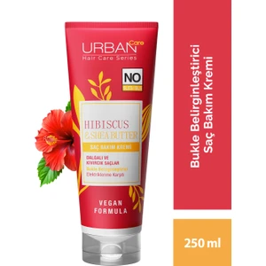 URBAN Care Hibiscus&Shea Butter Kıvırcık ve Dalgalı Saçlara Özel Saç Bakım Kremi-Sülfatsız-250ML