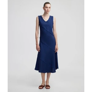 Püskül Şeritli Midi Elbise  IS1250002331015