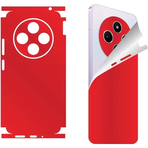 Xiaomi Mi 13 Için Uyumlu 360 Full Arka ve Yan Kaplama Koruma Sticker  -Kırmızı