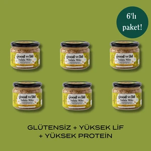 The Good Wild Filizlendirilmiş Fermante Salata Miks | Yemeye Hazır Glutensiz Ürün | Vegan | Yüksek Lif | 6x300 Gr