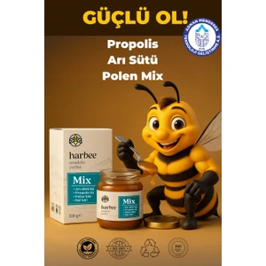 Har-Bee Mix | Bal - Propolis - Arı Sütü - Polen Karışımı