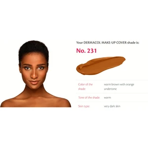 Make Up Fondöten 231 Uzun Süre Kalıcı, Tam Kapatıcı Likit Fondöten Spf 30 Dermacol fondöten, su geçirmez fondöten, yüksek kapatıcılık makyaj, uzun süre kalıcı fondöten,dövme kapatıcı fondöten