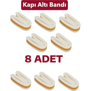 8 Adet Yapışkanlı Kapı Altı(Eşik) Bandı Isı Yalıtım Süngeri 90 cm