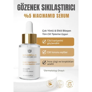Gözenek Sıkılaştırıcı %5 Niasinamid Serum