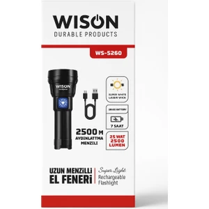 Wıson WS-5260 Uzun Menzilli El Feneri