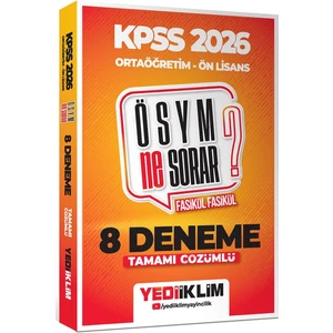 Yediiklim 2026 Kpss Ösym Ne Sorar Ortaöğretim Ön Lisans Tamamı Çözümlü Fasikül 8 Deneme