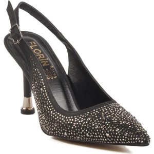 Siyah Kadın Abiye Ayakkabı T-101 Z