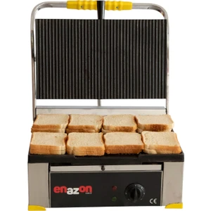 16 Dilim Elektrikli  Saf Demir Döküm Tost Makinesi Sarı 1550 W. Döküm :40x27 Cm