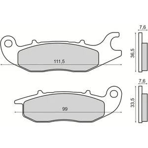 Vespa Fren Balatası Ön S74 Gts (2023- ) / Pıaggıo