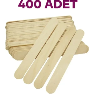 400 Adet Abeslang Geniş Dil Çubuğu Ahşap Büyük Dondurma Dil Basma Çubuğu