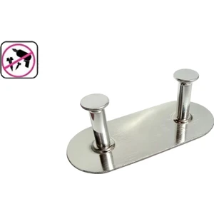 Thincal Kendinden Yapışkanlı Askılık Ikili Krom 2 Li Paket