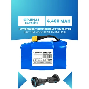 Hoverboard / Elektrikli Kaykay Bataryası 36v 4.400mah (STANDART KAPASİTE) Güçlendirilmiş Batarya