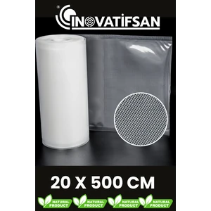 Tırtıklı Vakum Makinesi Poşeti Ev Tipi vakum Torbası 20* 480-500 cm