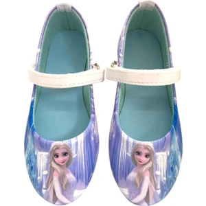 Kız Çocuk Prenses Elsa Babet Ayakkabı Elsa Kostüm Babeti